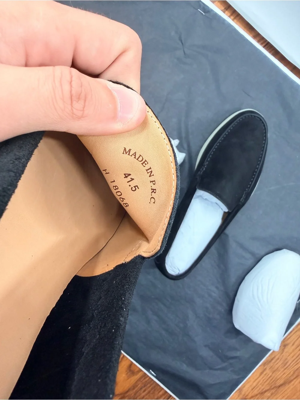 NIB Miramonti Black Loafers